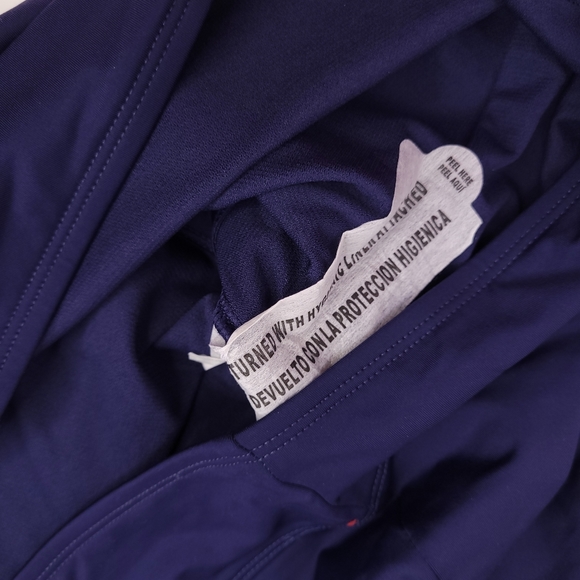 Kona Sol Navy Blue High Coverage Boyshorts L - Picture 5 of 8